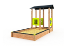 Piaskownica z domkiem